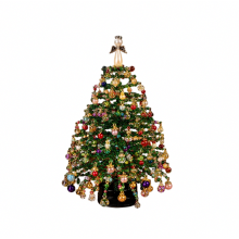 DIY Beaded Christmas Tree Kit with Colorful Beads Ornaments DIY Crystals Bead Christmas Tree Making Kit with Light String Holiday Craft Set Gift
