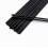1000 Pieces Black Plastic Drinking Straws Disposable Straight for Party Tableware 4