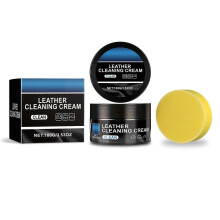 Car Interior Leather Cleaning Cream  Beeswax & Lanolin Formula for Seats, Panels & Accessories