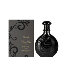 Luxurious Elegant Perfume Spray for Men & Women  Fresh Caramel & Coconut Scent, Long-Lasting Odor Control