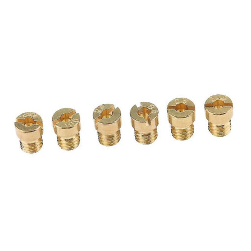 7xM5 Thread Motorcycle Main Jet Kit Carburetor 90-102 6 Size Injector Nozzle 1