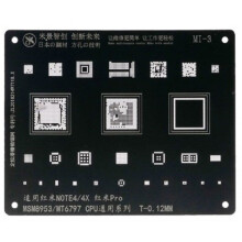 Estêncil de reballing para Xiaomi Note 4 Note 4X Pro MSM8953 MT6797 Mijing BGA