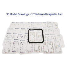 Magnetické podložky na opravu telefónu 35 modelov pre iP6 až iP16 Pro Max