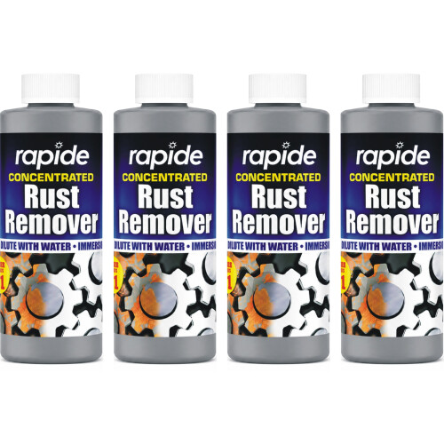 4 x 200ml Concentrated Rust Remover rust nut bolt
