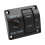 3-Way Marine Bilge Pump Switch Panel - Automatic Control for Boat Bilge Pump System with Waterproof Design 1