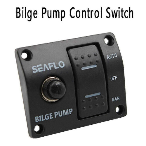 3-Way Marine Bilge Pump Switch Panel - Automatic Control for Boat Bilge Pump System with Waterproof Design 2