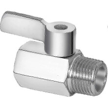 Stainless Steel Shower Head Shut Off Valve with 1/2 Inch NPT Thread Ball Valve for Water Flow Control