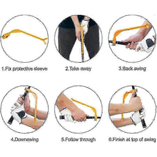Golf Swing Trainer & Practice Aid for Improving Accuracy and Distance Control 1