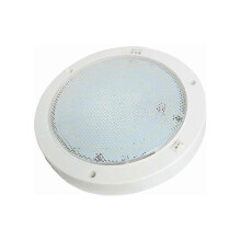12V DC LED Ceiling Light for RV and Marine with Switch, 9W Round White Light Fixture