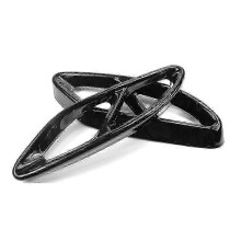 Stainless Steel Exhaust Pipe Cover Trim for Mercedes CLA C118 W118 2020-2022 Models in Black
