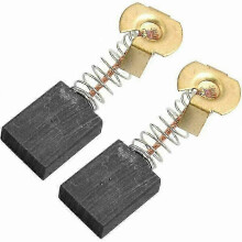 Set of 2 Replacement Carbon Brushes 6.5mm x 13.5mm x 18mm for Various Additional Motors with Engraving