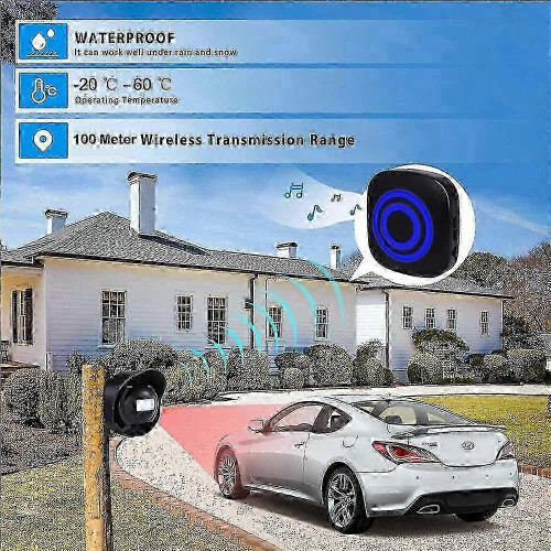 Wireless PIR Motion Sensor Alarm with Infrared Detector for Home and Office Security System 2