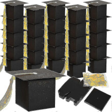 50pcs DIY Graduation Cap Candy Box Decorations for Graduation Party Favors and Gifts