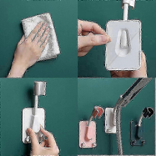 Adjustable 360-Degree Shower Head Holder for Bathroom – Universal No-Drill Bracket Hook with Secure Grip 1