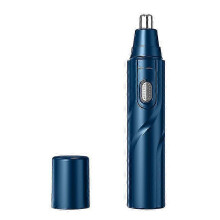 Blue Electric Nose Hair Trimmer for Men - Personal Grooming & Hygiene Tool for Gentle Cleaning