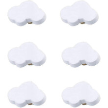 6-Pack Cartoon Style Soft Rubber Drawer Handles for Kids Room & Nursery Cabinets