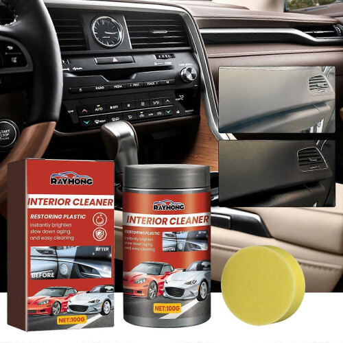 Interior Dashboard Cleaner & Restorer Paste  Instrument Panel Dust Removal, Shine & Protection 1