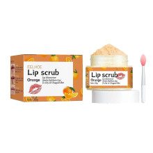 Orange Lip Scrub with Sweet Orange & Vitamin E Moisturizing Exfoliant to Remove Dead Skin, Prevent Dryness, Smooth Lips (Purifying Lip Balm Scrub)