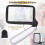Foldable Rectangular Magnifying Glass With Light, Large Handheld Magnifier Featuring 5 LEDs, 2 Dimming Modes, and 2x Magnification for Senio 4
