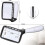 Foldable Rectangular Magnifying Glass With Light, Large Handheld Magnifier Featuring 5 LEDs, 2 Dimming Modes, and 2x Magnification for Senio 3