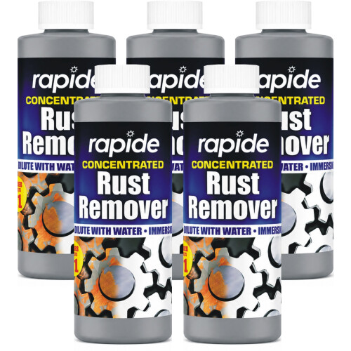 5 x 200ml Concentrated Rust Remover rust nut bolt