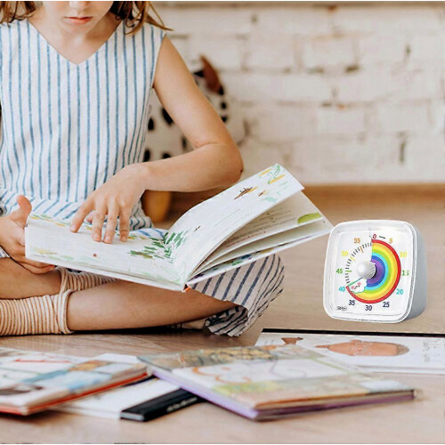 60-Minute Visual Timer with Night Light - Kids Time Management Tool for Better Focus & Routine 2