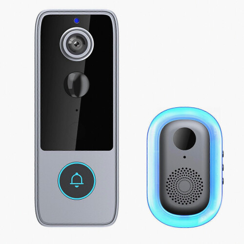 Κάμερα κουδουνιού πόρτας 1080P HD WiFi με νυχτερινή όραση για οικιακή χρήση HD με 1
