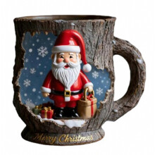 mug cuimhneacháin le haghaidh cóisir oifige bricfeasta Nollag ildánach féile