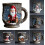 souvenirs mug for office party Versatile Festive Xmas breakfast 2