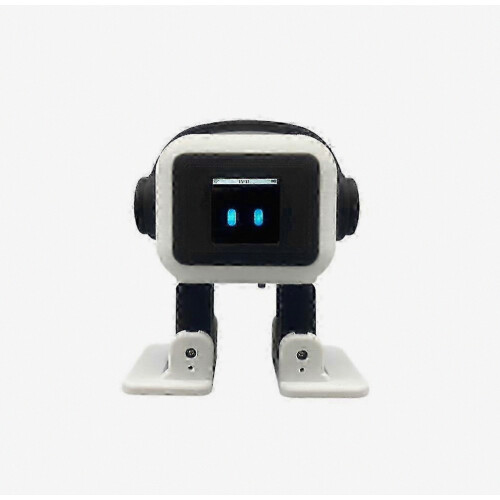 AI EMO Robot ESP32-S3 Main Control 1.54inches Screen Voiceprint Recognition Interactive Educational Desktop Robot Toy ss