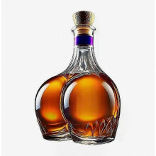 Glass Jug Liquor Decanter with Creative Whiskey Bottle Design - Ideal for Wine, Brandy, Scotch, Bourbon, Vodka Enthusiasts