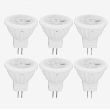 τεμάχια λαμπτήρες LED spot με κεραμική βάση GU4 - 360LM 110V θερμό φως στα 3000K για μείωσ