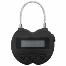 Lucchetto a tempo intelligente con display LCD, ricaricabile tramite USB, ideale per viaggi e sicurezza elettronica - TiZZ1 (Nuovo arri