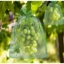 Nueva bolsa de protección para racimos de 100 piezas de 30x20cm/23x17cm para pomelos, bolsa de organza con cordón que ofrece protección