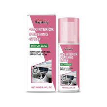 Car Interior Polishing & Care Spray for Seats, Dashboard, Steering Wheel, and Trim Stain Removal & Shine
