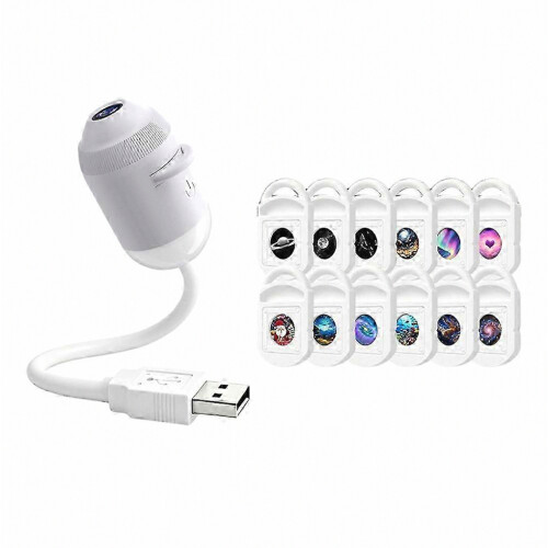 Λάμπα προβολής αστεριών Live 12 σε 1 USB HD Galaxy Star, νυχτερινό φως LED, νυχτερινό φως L 1
