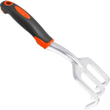 Hand Rake Garden Tool, Heavy Duty Hand Cultivators for Gardening, Small Garden Claw Tool Garden Hand Rake with Ergonomic Handle, Weed Rake Cultivator