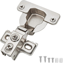 20 Pack 1-1/4 inch Overlay 40mm Cup Diameter Soft Close Cabinet Hinges 95 Degree 3-Way Self Closing Cabinets Door Hinge Concealed for Face Frame with