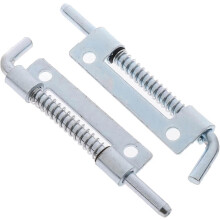 gate Latch,Bolt Lock,Slide Bolt Gate Latch, Bolt Sliding Door Lock, 1Pc Metal Silver Color Lock Barrel Bolt Spring Loaded Latch 3.54 Latch Silver