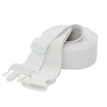 Mattress connecting strap, 10 meters long, 5 cm white plastic buckle