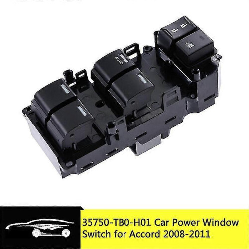 Power Window Switch Button Compatible Honda Accord 2008-2012 35750tb0h01_ 2