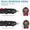 47PCS Set Cordless Drill Electric Screwdriver Drill Driver Bits Rechargeable Kit 4
