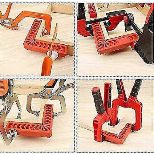 4 Pieces Positioning Brackets 90 Degrees, Angle Support Tool For Frames, Boxes 1
