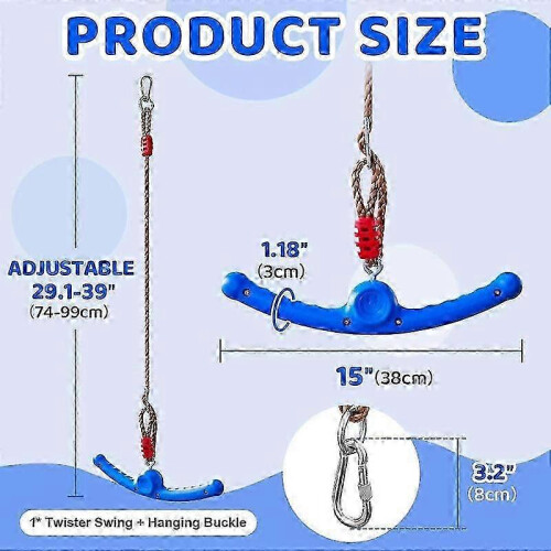 2026 Latest Model 360 Spin Handle: Kids Slackline 1