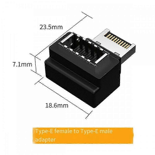 Cable Adapter Connector Type C Male to Type E Female Cable Adapter 1