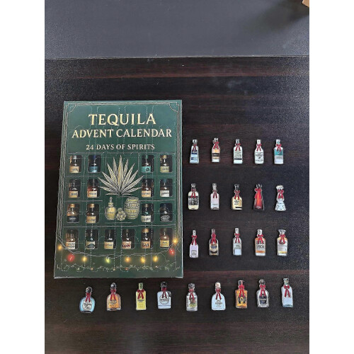 Ημερολόγιο Advent Tequila, 24 Ημέρες Ποτών, 2D Ακρυλικό Ημερολόγιο Advent 2025, Ημερολόγι 2