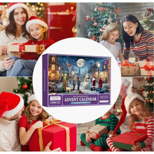Ημερολόγιο Advent 2025 - Χριστουγεννιάτικη αντίστροφη μέτρηση με παζλ, οικογενε 1