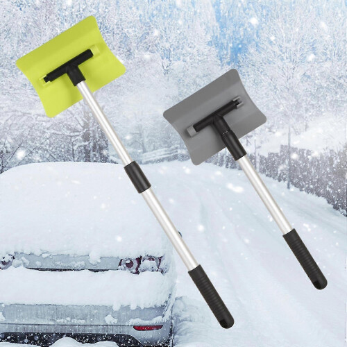 Ice Scraper High Hardness Labor-saving PVC Multifunctional Extendable Snow Shovel Ice Scraper for Tr 1
