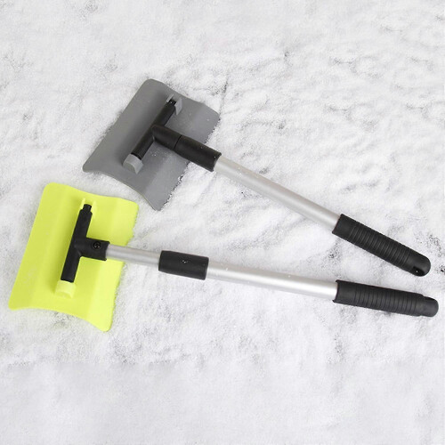 Ice Scraper High Hardness Labor-saving PVC Multifunctional Extendable Snow Shovel Ice Scraper for Tr 2