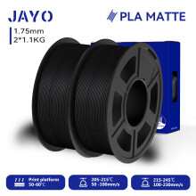 JAYO 3D-Drucker-Filament, PLA Matte, Schwarz, 1,75 mm